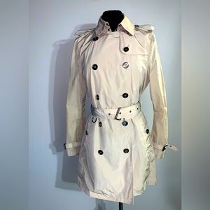 Authentic Burberry raincoat light trench parka classic style foldable travel bag